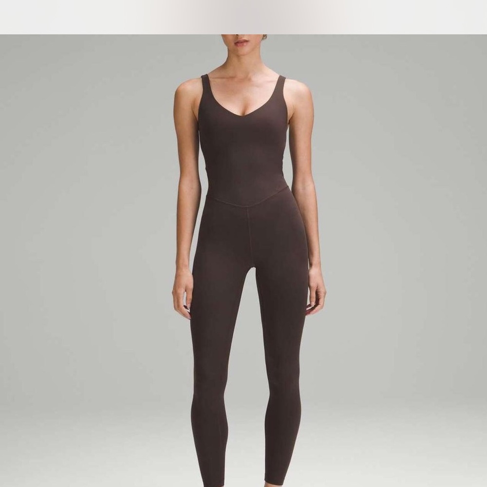 LULU LEMON BROWN JUMPSUIT